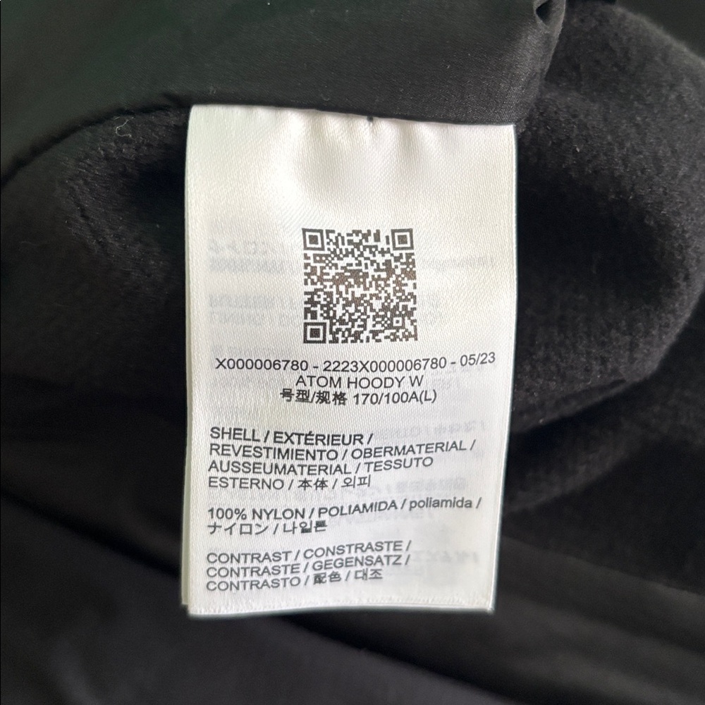 AUTHENTIC Arc’teryx Women’s Atom Hoody Size L & XL - Picture 11 of 11